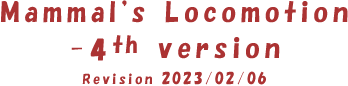 Mammal's Locomotion-2nd version